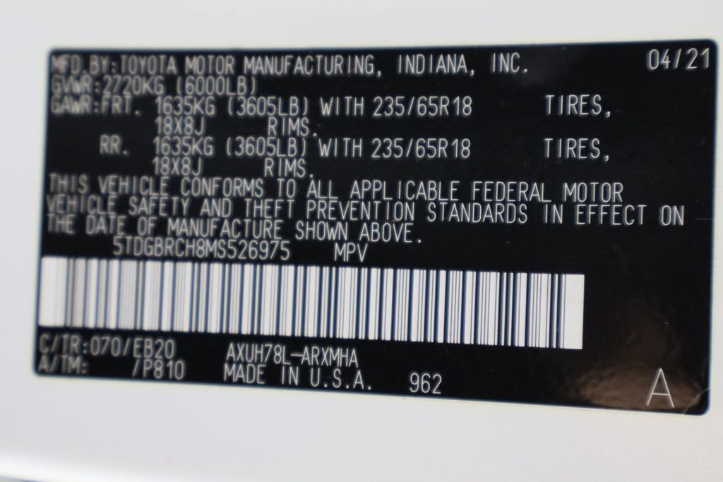 Used 2021 Toyota Highlander XLE image 36