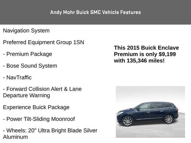 Used 2015 Buick Enclave Premium w/ Experience Buick Package AWD/4WD image 4