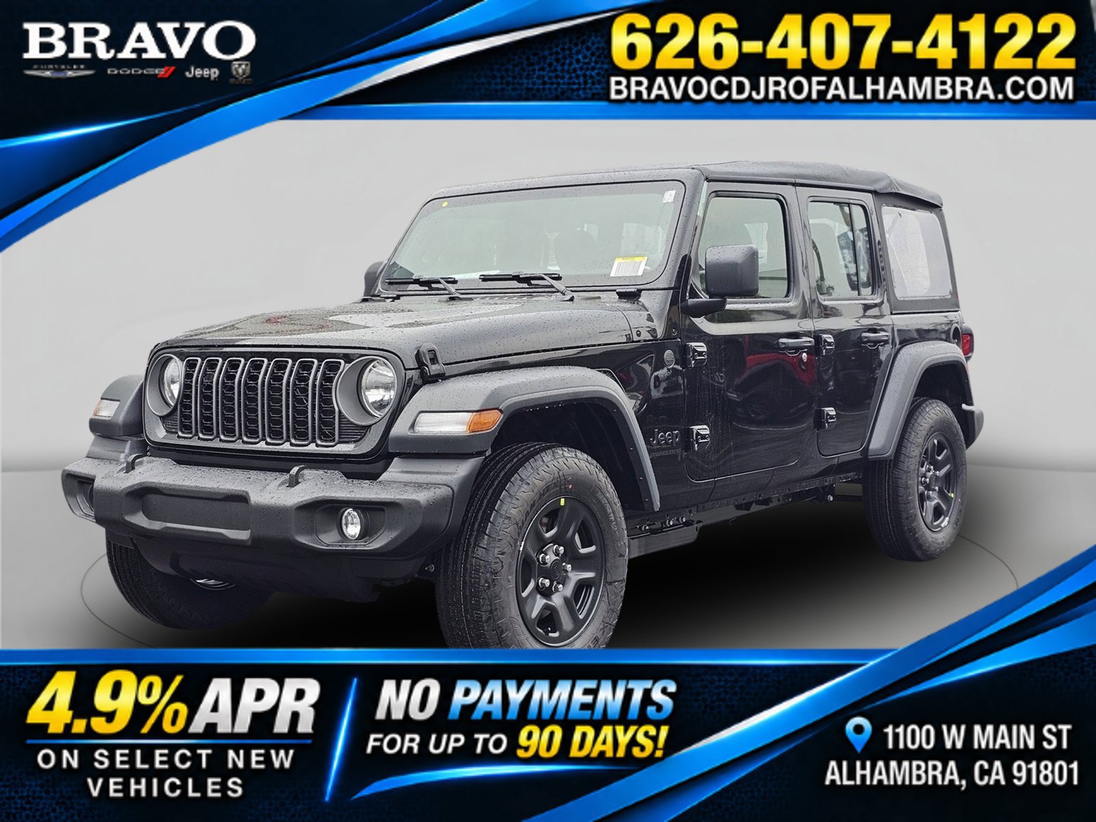 New 2026 Jeep Wrangler Unlimited Sport