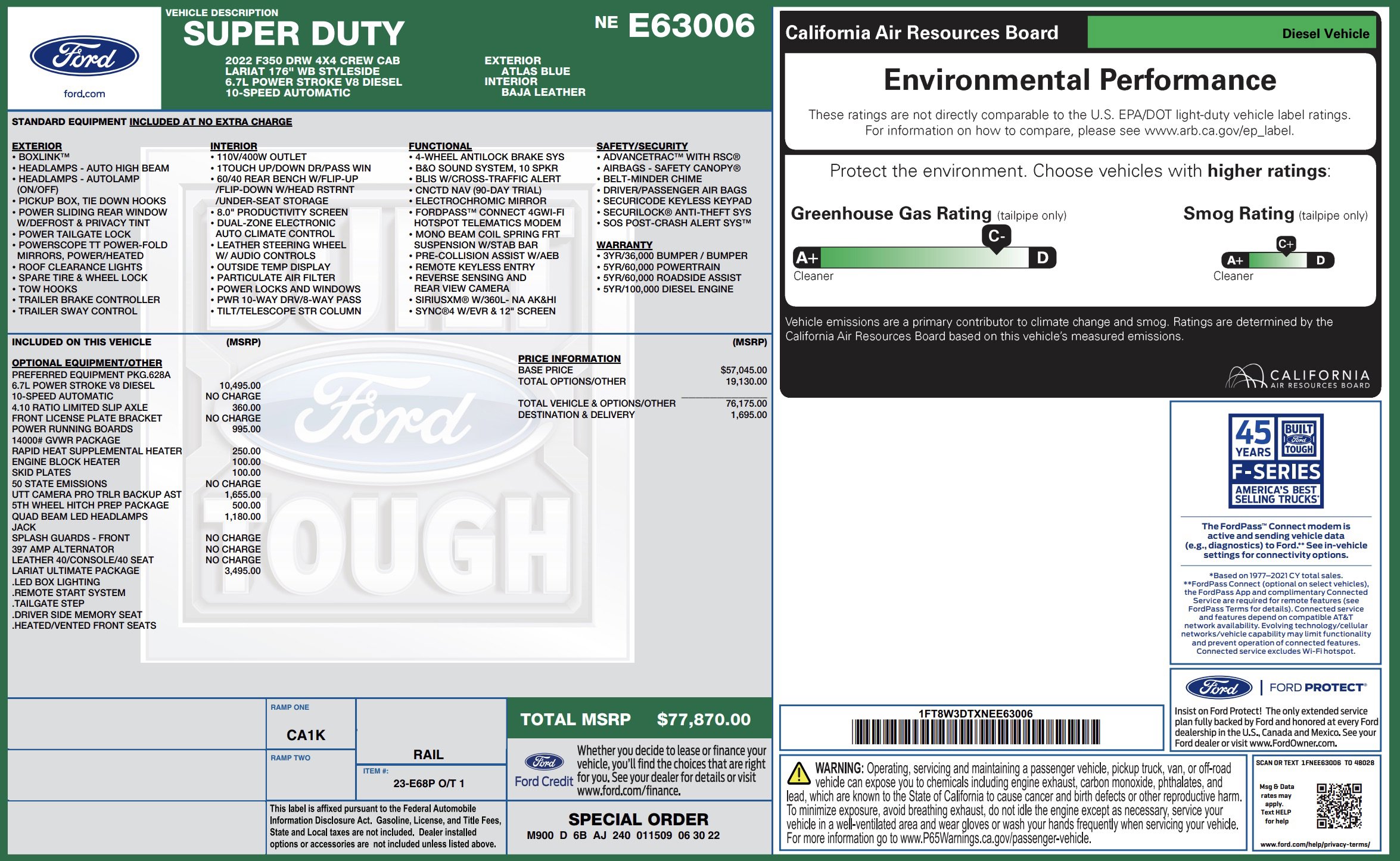 Used 2022 Ford F350 Lariat w/ Lariat Ultimate Package image 3