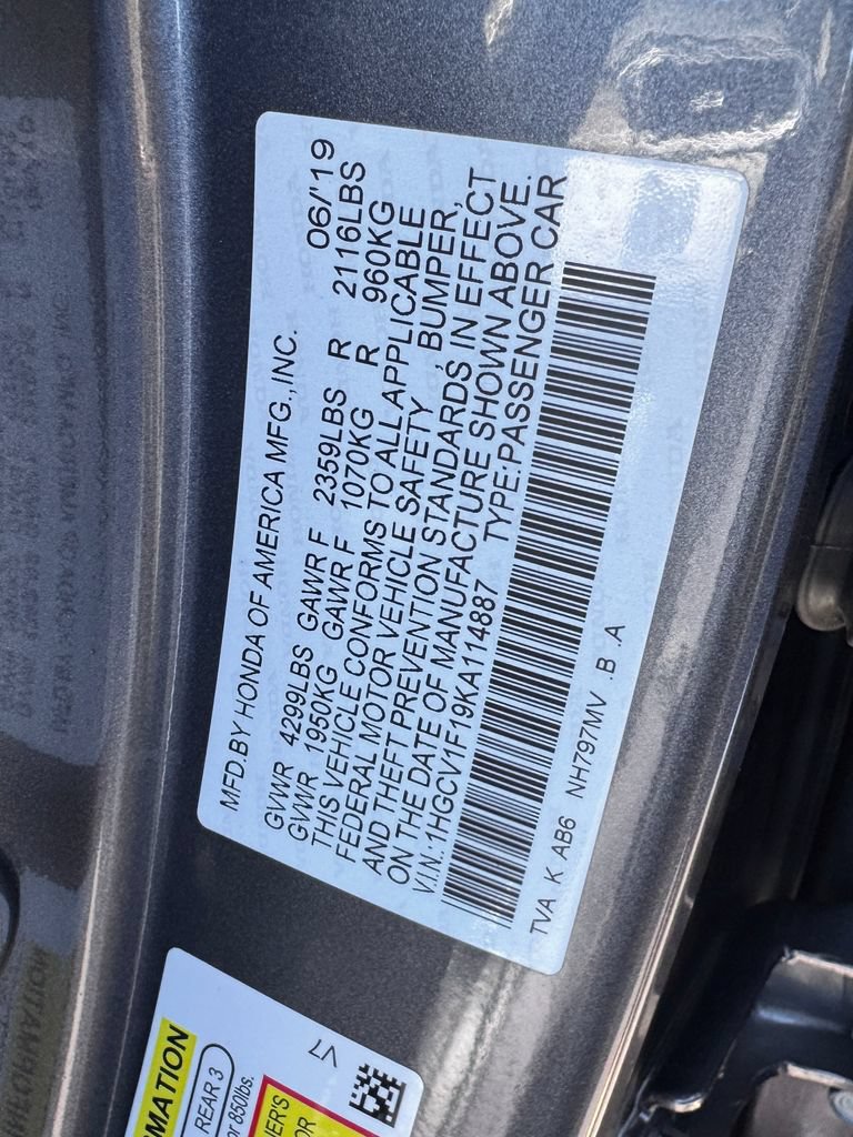Used 2019 Honda Accord LX image 36
