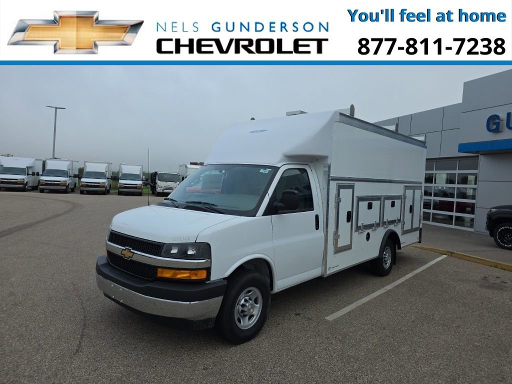 New 2025 Chevrolet Express 3500 w/ Power Convenience Package RWD image 2