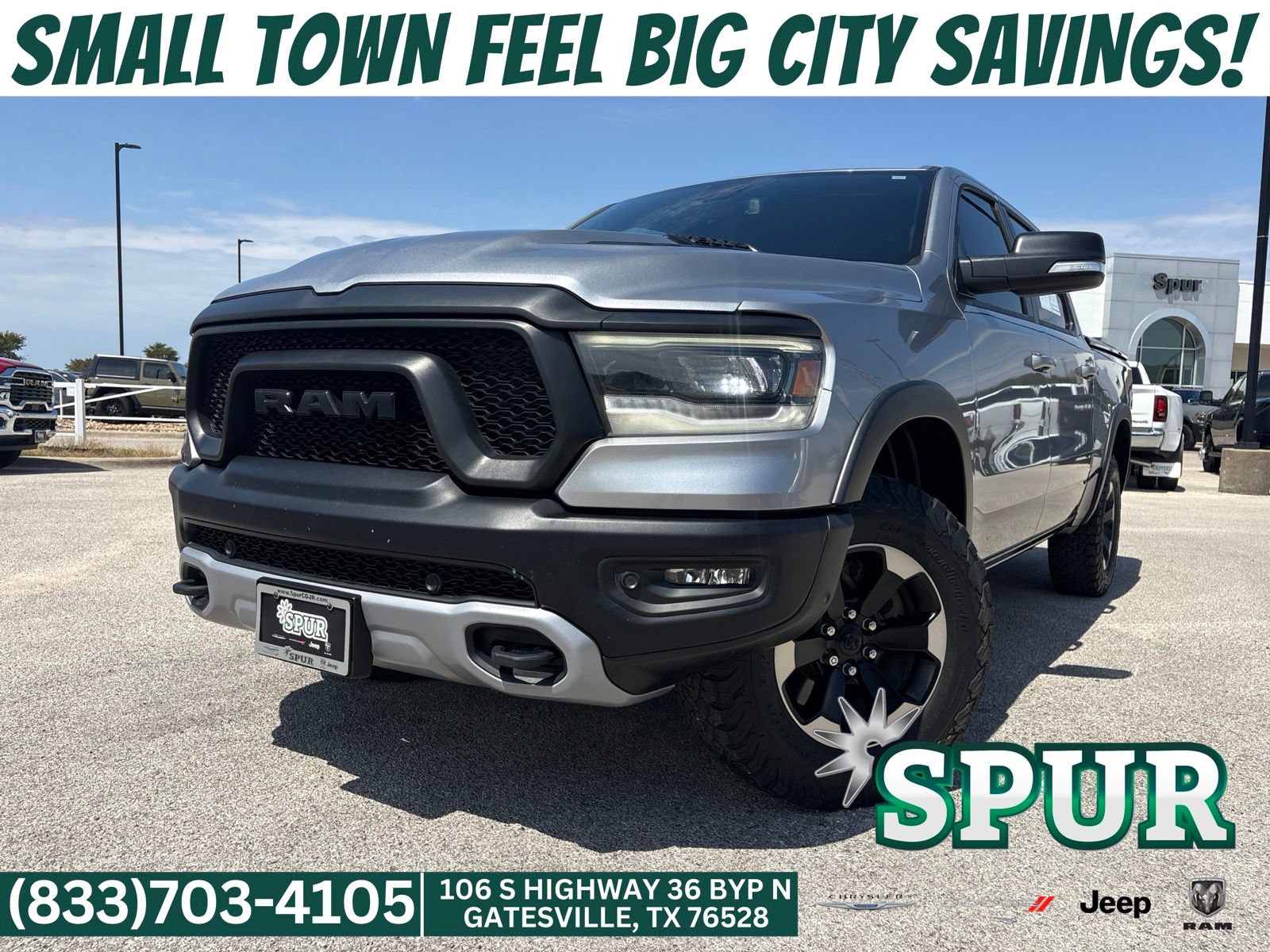 Used 2019 RAM 1500 Rebel w/ Rebel Level 2 Equipment Group