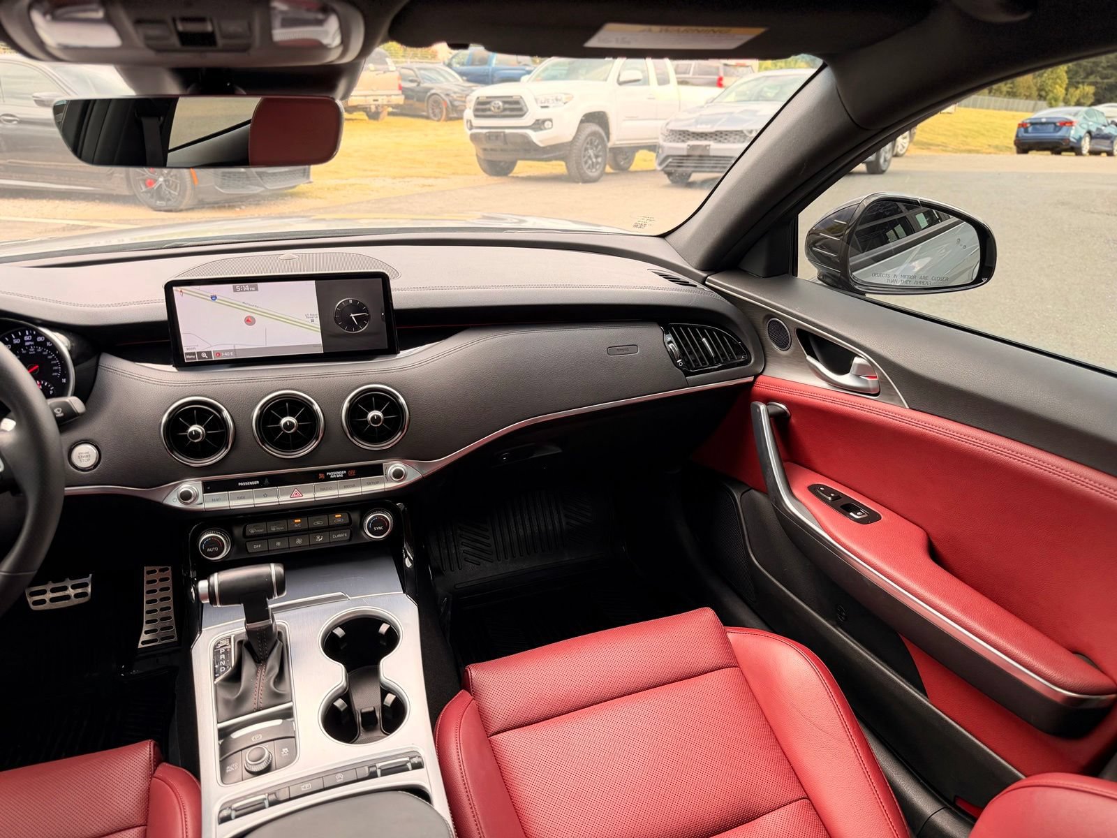 Used 2022 Kia Stinger GT1 w/ Red Interior Color Package RWD image 32