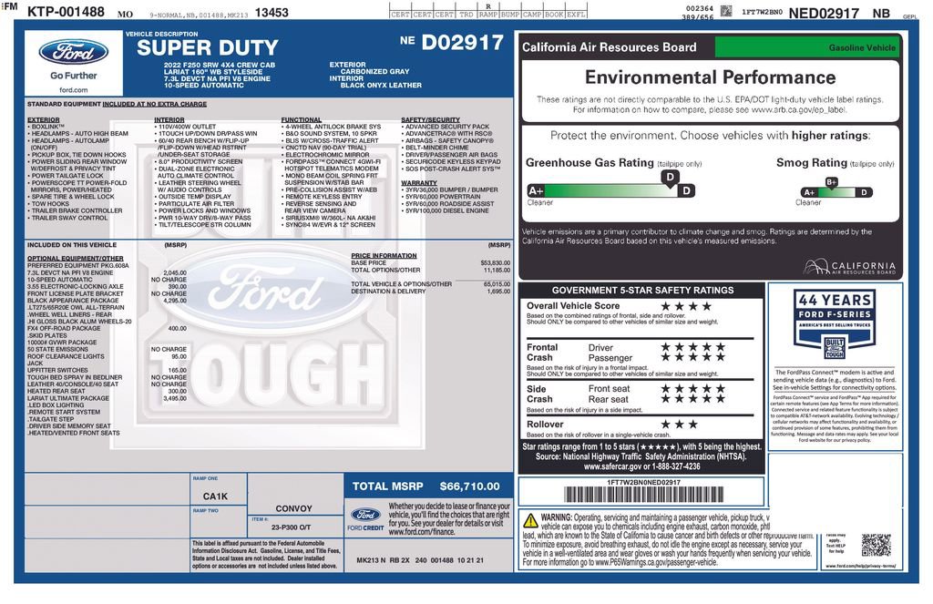 Used 2022 Ford F250 Lariat w/ Black Appearance Package image 26