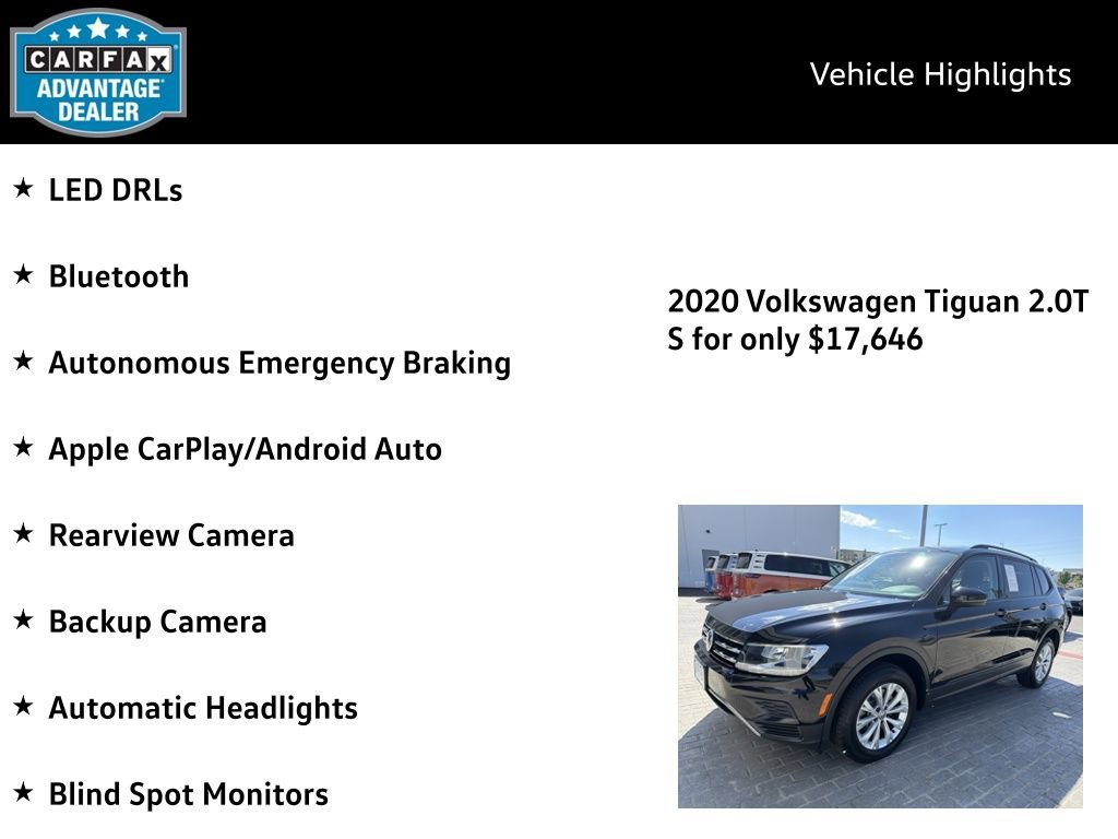 Certified 2020 Volkswagen Tiguan S AWD/4WD image 4