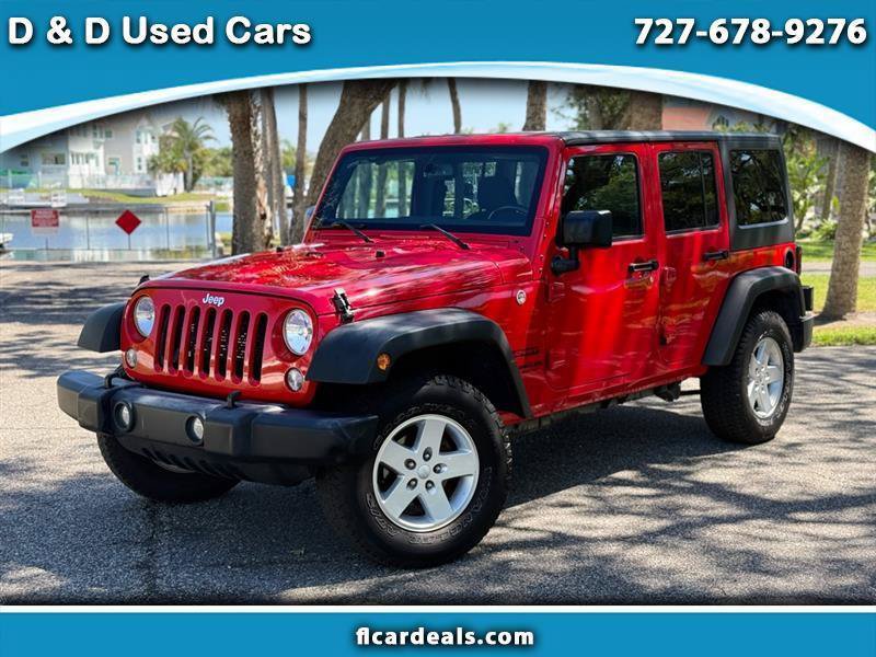 Used 2017 Jeep Wrangler Unlimited Sport w/ Quick Order Package 24S AWD/4WD image 1