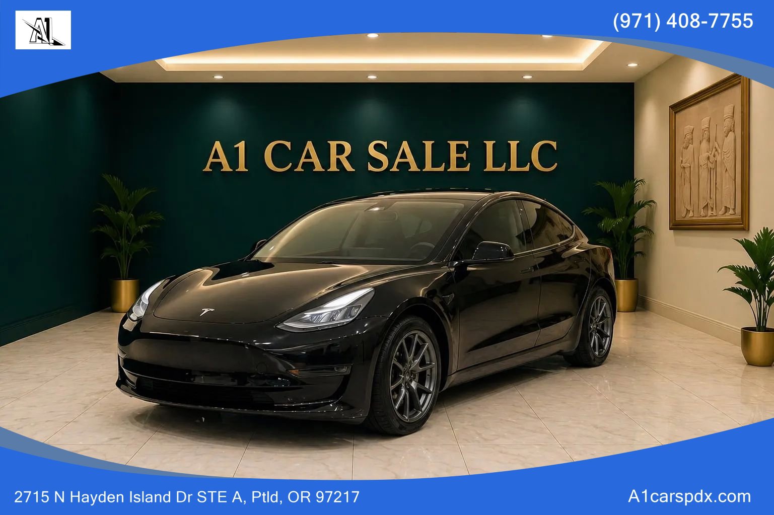 Used 2022 Tesla Model 3 Long Range AWD/4WD image 1