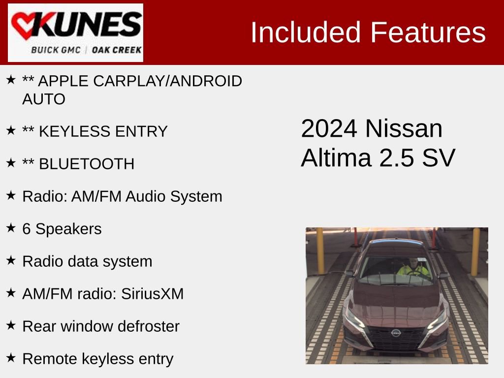 Used 2024 Nissan Altima 2.5 SV image 2