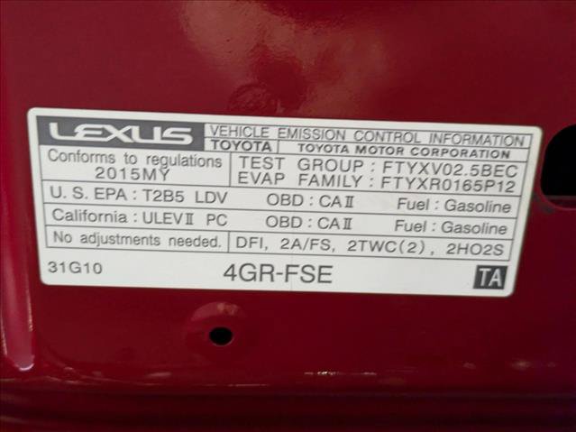 Used 2015 Lexus IS 250 w/ F-Sport Package RWD image 24