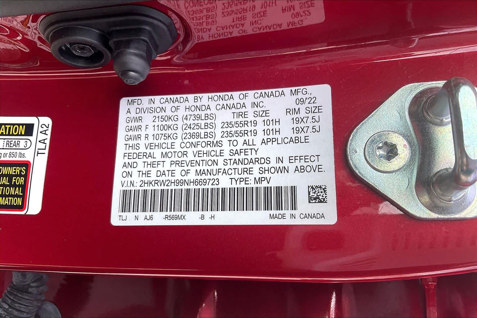 Used 2022 Honda CR-V Touring image 38