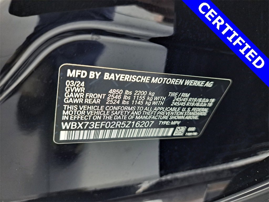 Certified 2024 BMW X1 xDrive28i w/ Convenience Package image 20