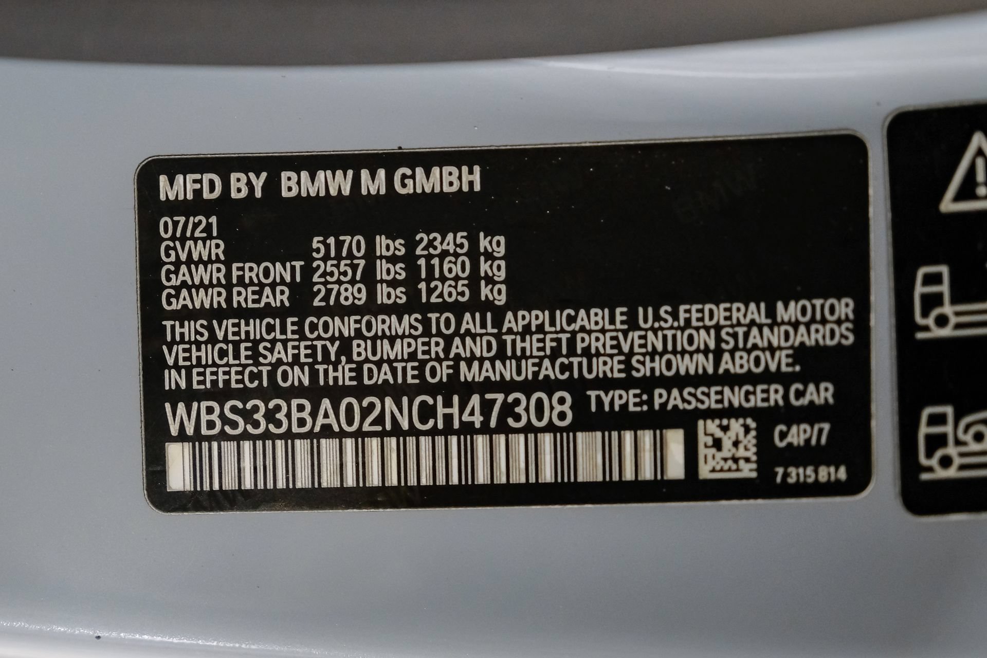 Used 2022 BMW M4 xDrive Competition w/ Parking Assistance Package AWD/4WD image 65