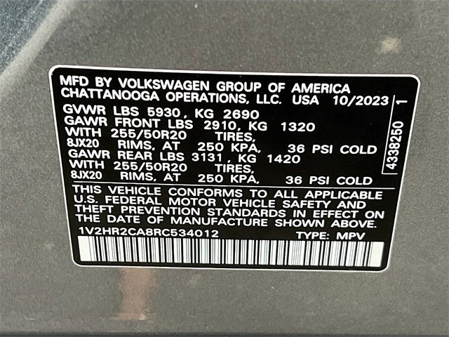 Used 2024 Volkswagen Atlas SE image 32