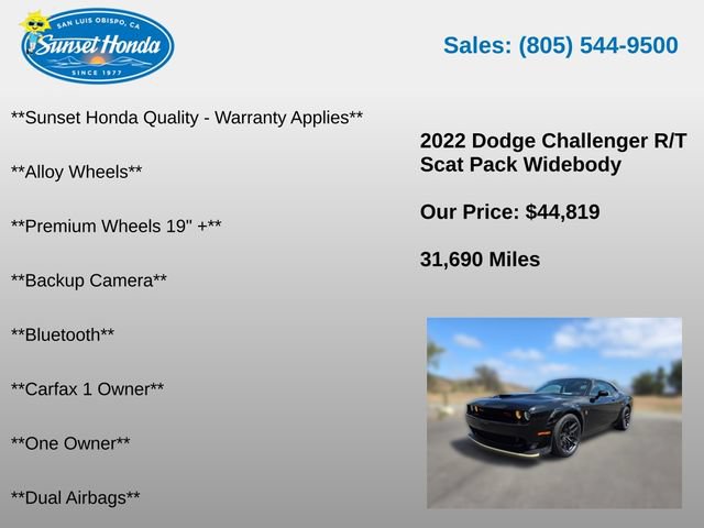 Used 2022 Dodge Challenger R/T Scat Pack RWD image 5