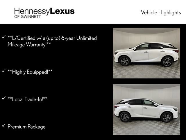Used 2025 Lexus RX 350 Premium w/ Accessory Package (Z1) image 12