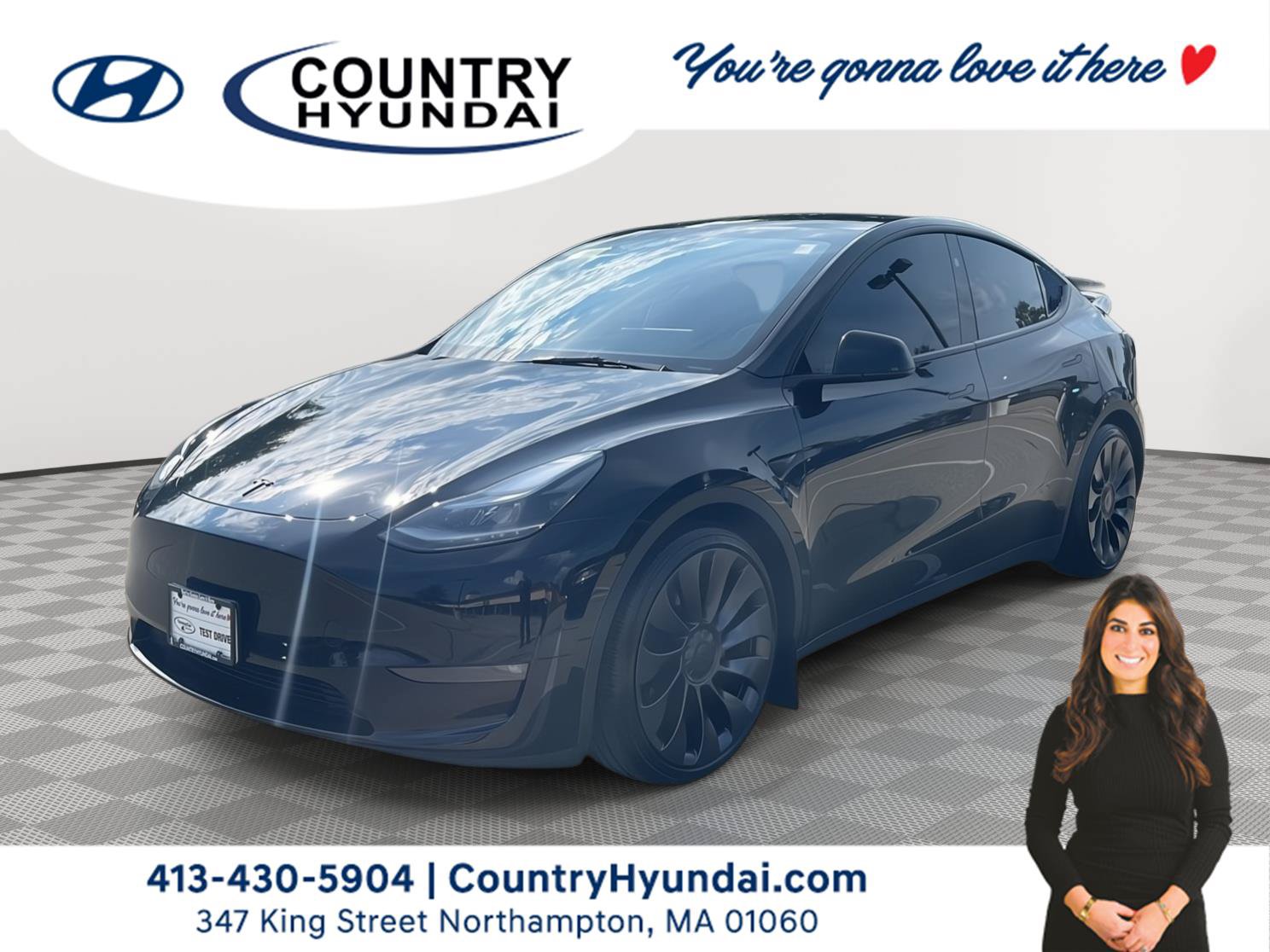 Used 2025 Tesla Model Y Performance AWD/4WD image 1