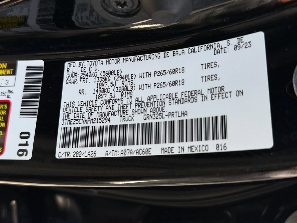 Used 2023 Toyota Tacoma Limited w/ Nightshade Package RWD image 30