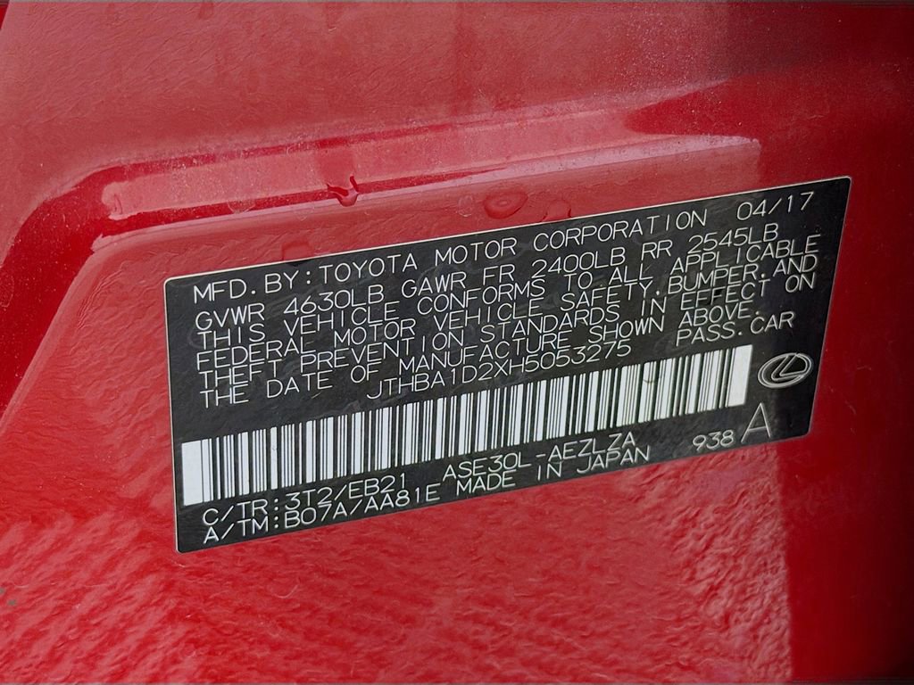 Used 2017 Lexus IS 200t image 35