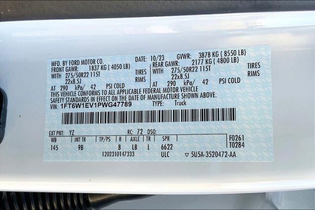 New 2023 Ford F150 Lightning Platinum image 13