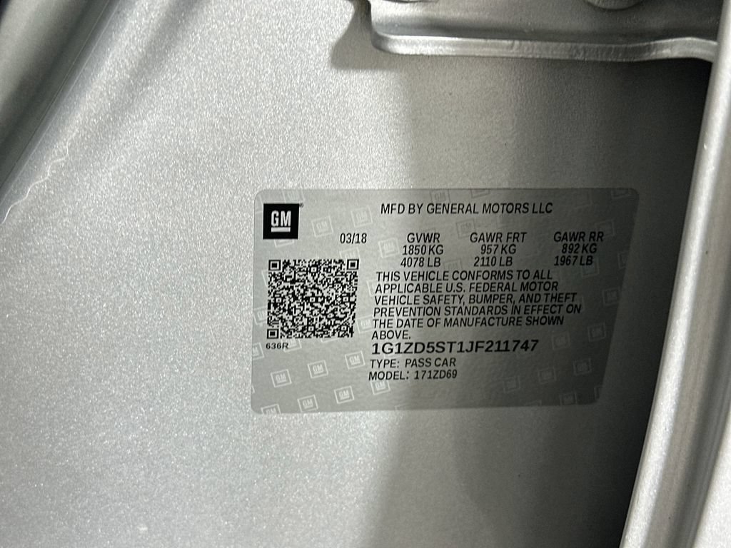 Used 2018 Chevrolet Malibu LT FWD image 34