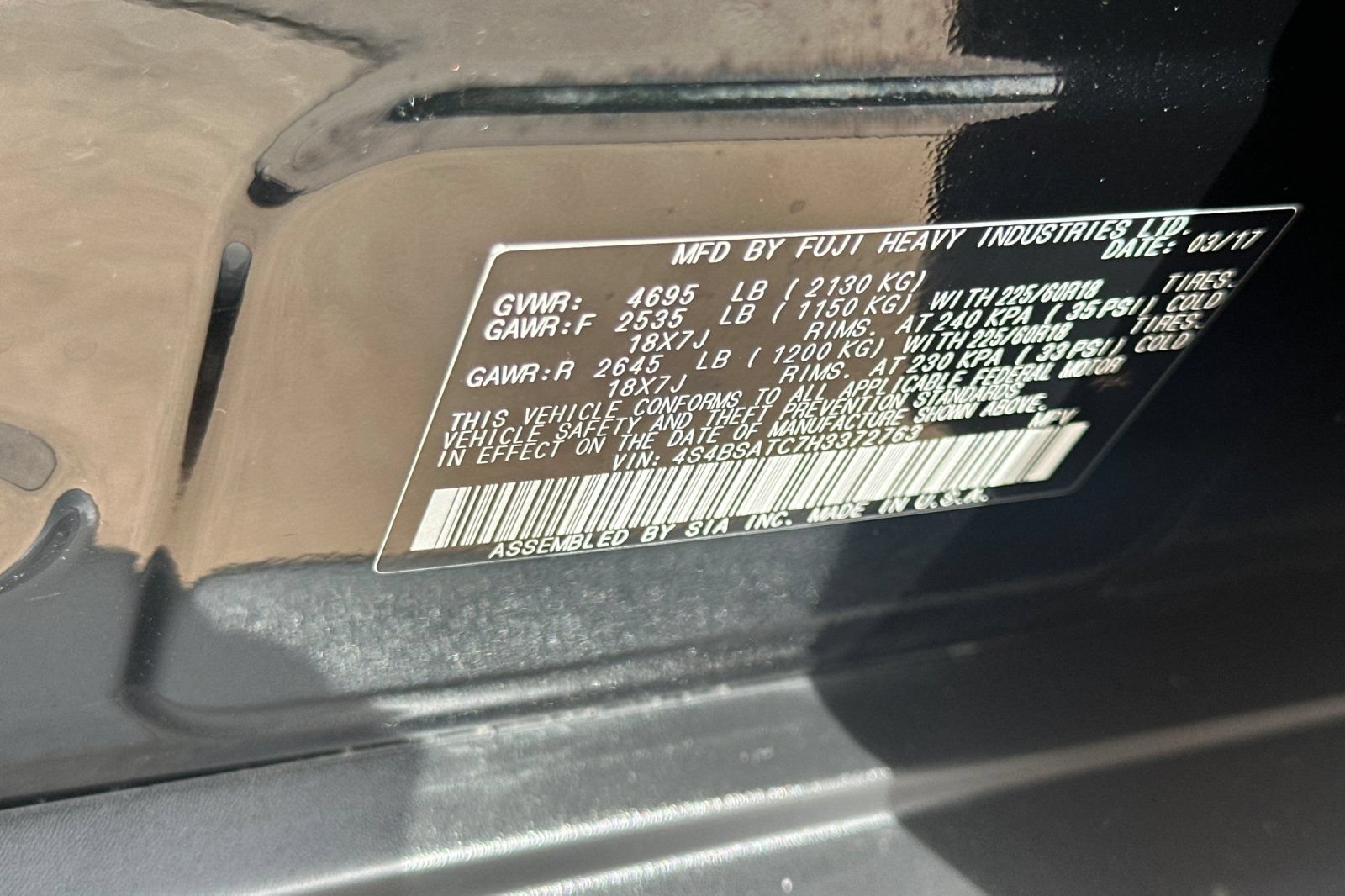 Used 2017 Subaru Outback 2.5i Touring AWD/4WD image 37