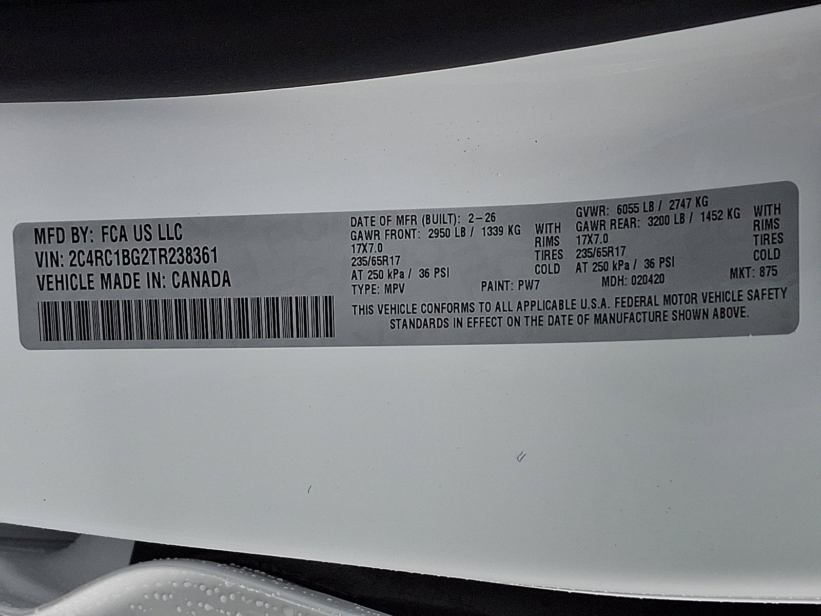 New 2026 Chrysler Pacifica Select image 16