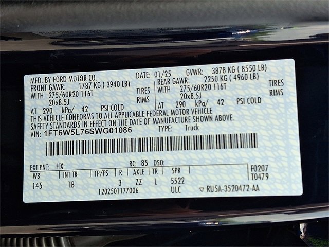 New 2025 Ford F150 Lightning Lariat image 15