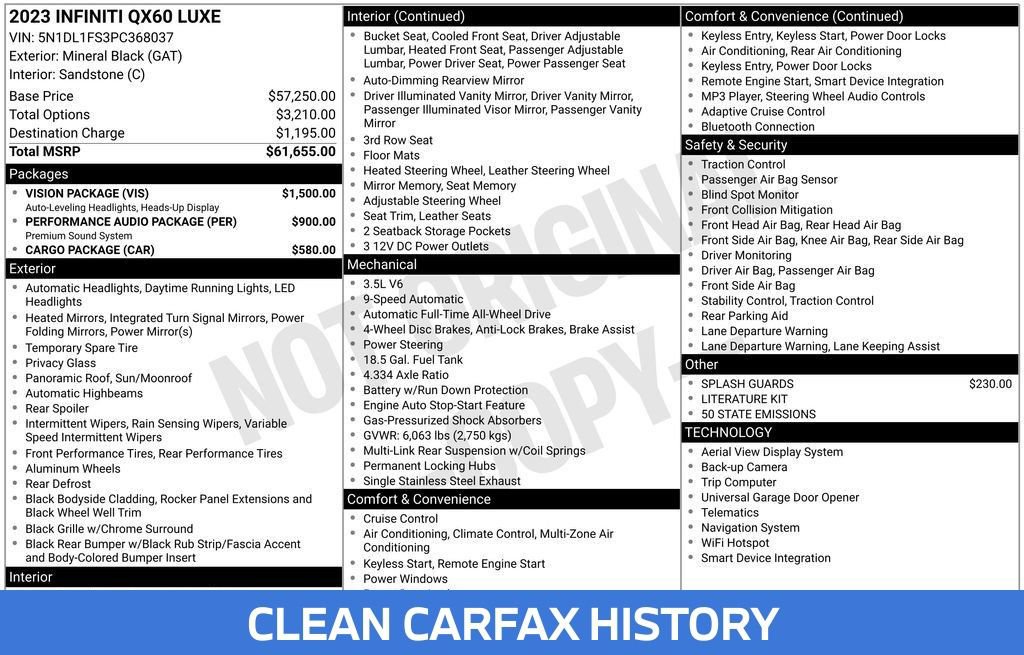 Used 2023 INFINITI QX60 Luxe w/ Vision Package image 4