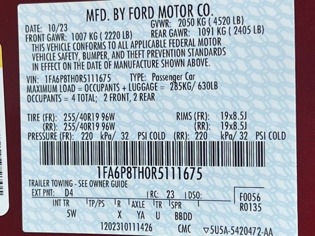 New 2024 Ford Mustang Premium image 27