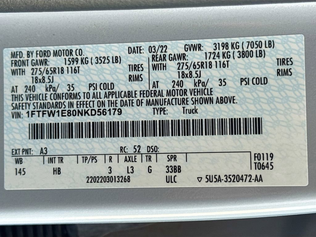 Used 2022 Ford F150 Lariat image 33