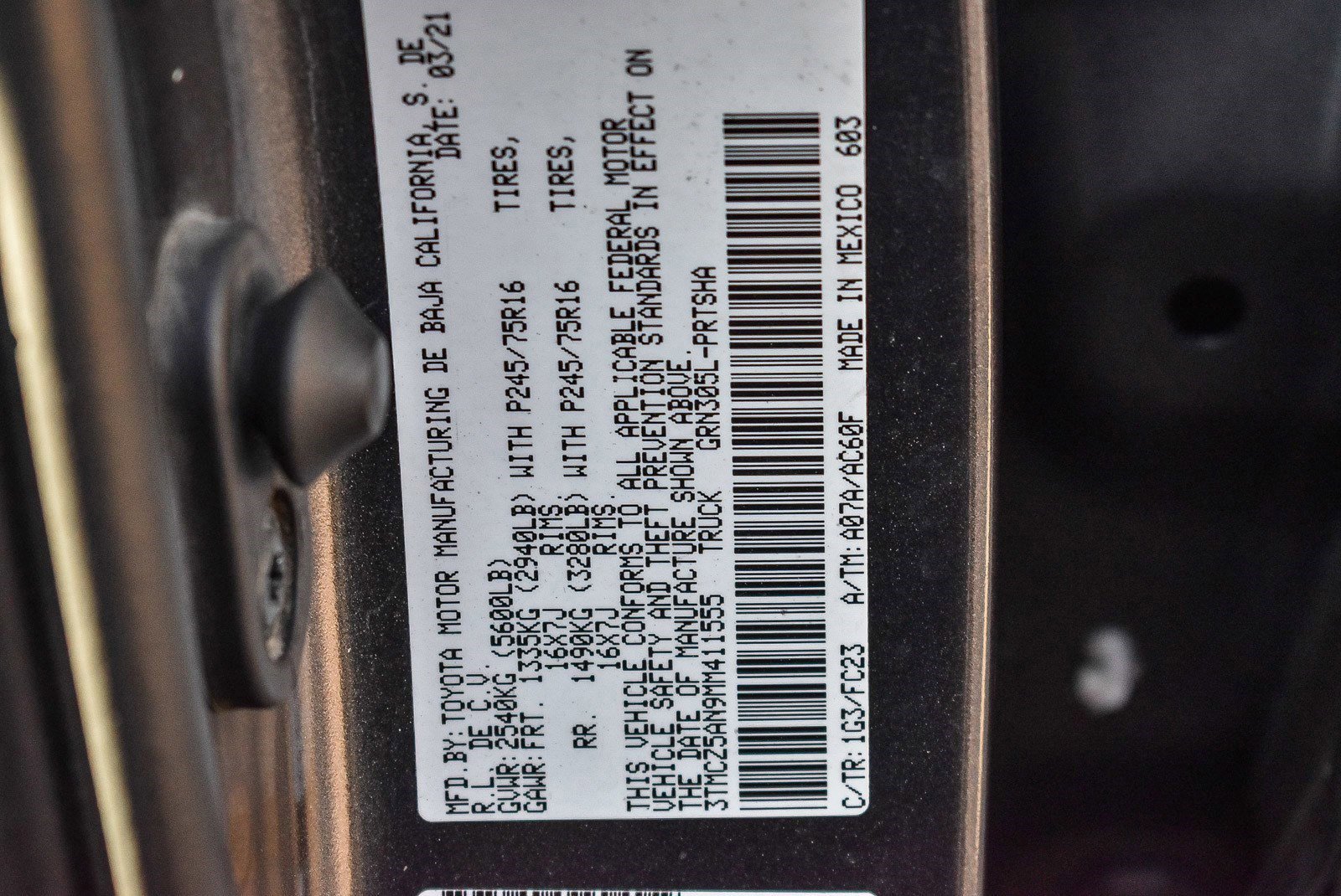 Used 2021 Toyota Tacoma SR5 image 28