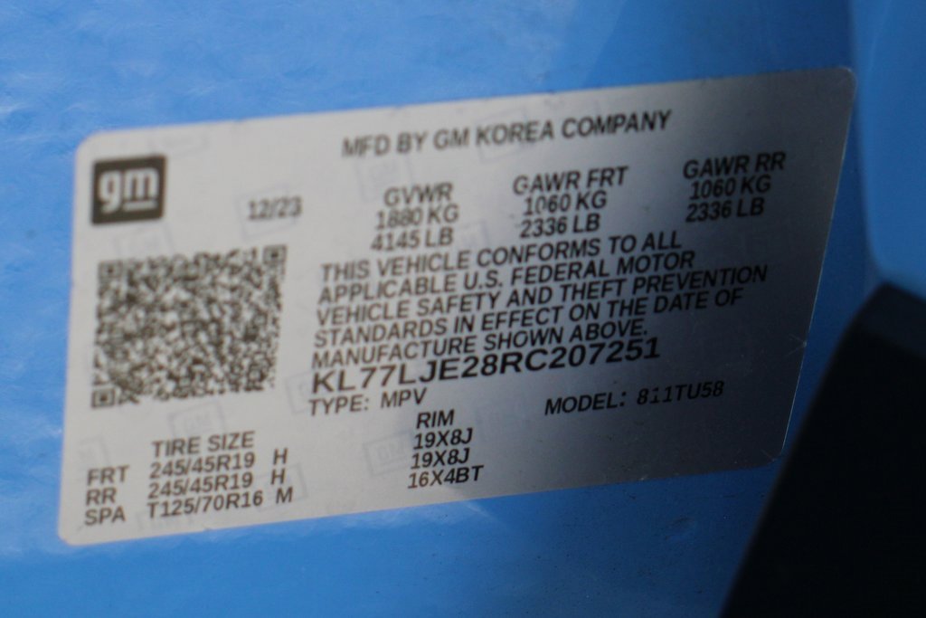 Used 2024 Chevrolet Trax RS w/ Sunroof Package image 48