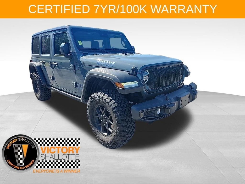 Certified 2025 Jeep Wrangler Unlimited Sport S 4xe