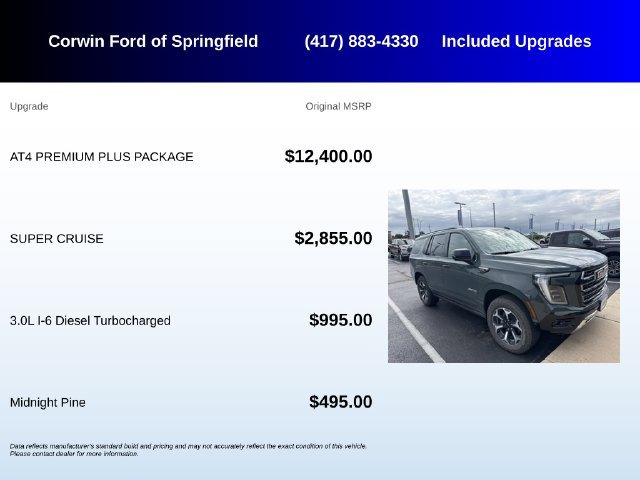 Used 2026 GMC Yukon AT4 w/ AT4 Premium Plus Package AWD/4WD image 5