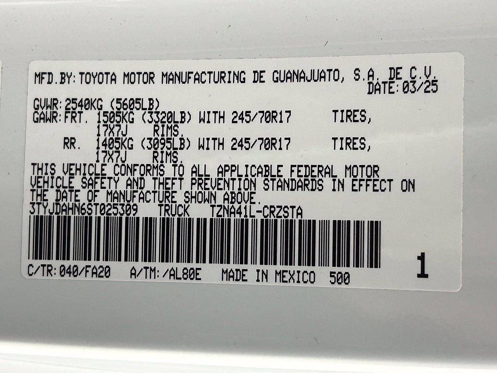 Used 2025 Toyota Tacoma SR RWD image 32