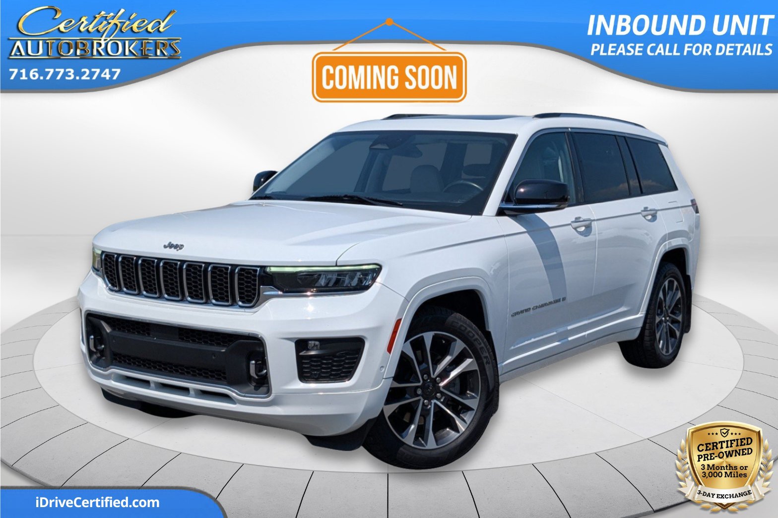 Used 2021 Jeep Grand Cherokee L Overland w/ Advanced Protech Group III AWD/4WD image 1