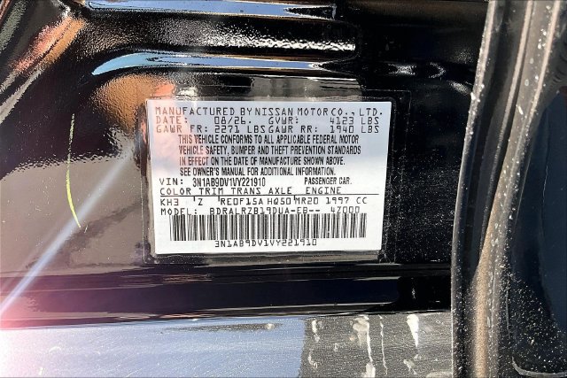 New 2027 Nissan Sentra SR w/ SR All Weather Package FWD image 13