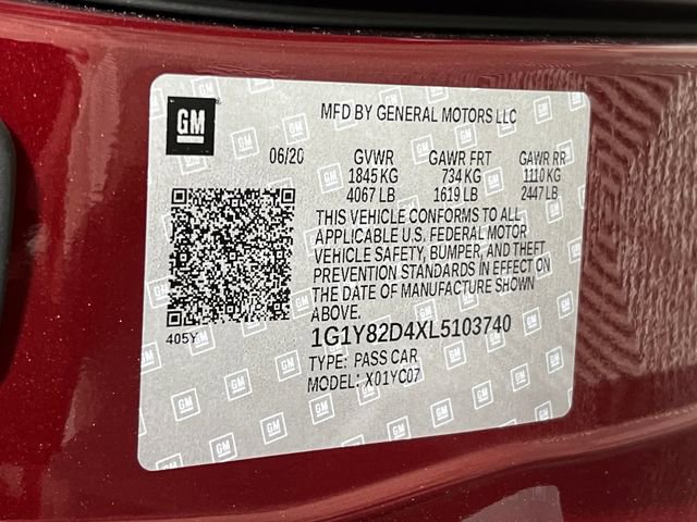 Used 2020 Chevrolet Corvette Stingray Premium Cpe w/ 3LT Preferred Equipment Group image 28