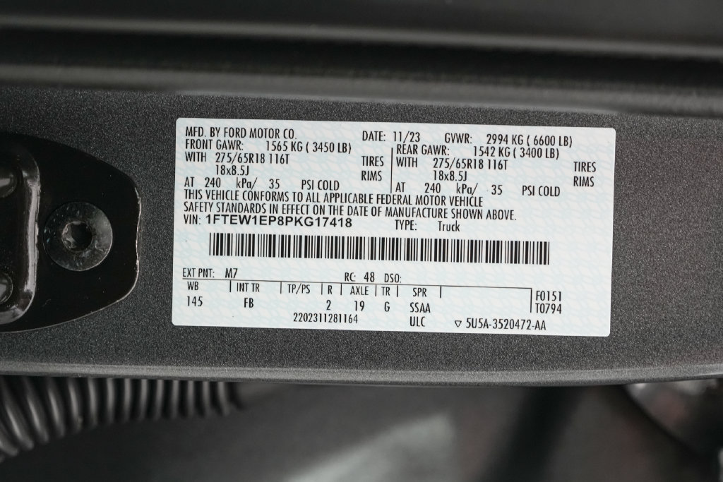 Certified 2023 Ford F150 XLT w/ Equipment Group 302A High AWD/4WD image 24