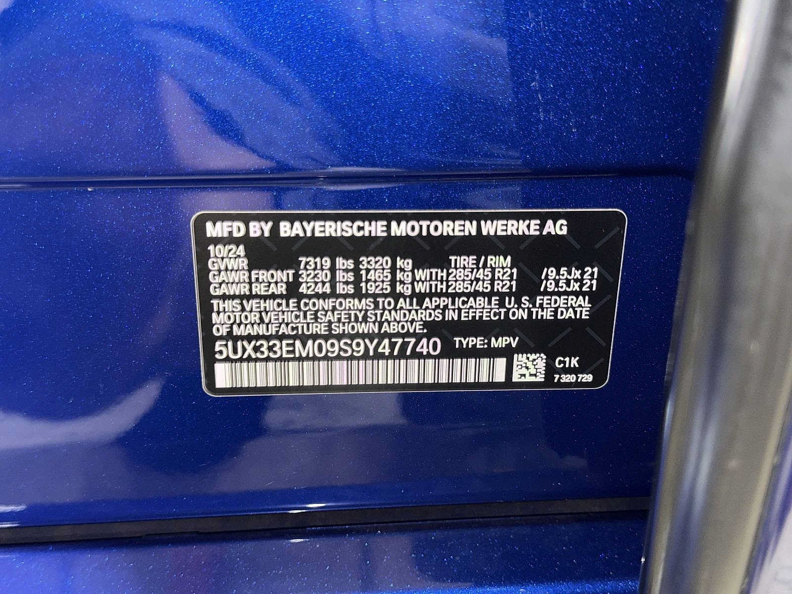 Used 2025 BMW X7 M60i w/ Executive Package AWD/4WD image 13