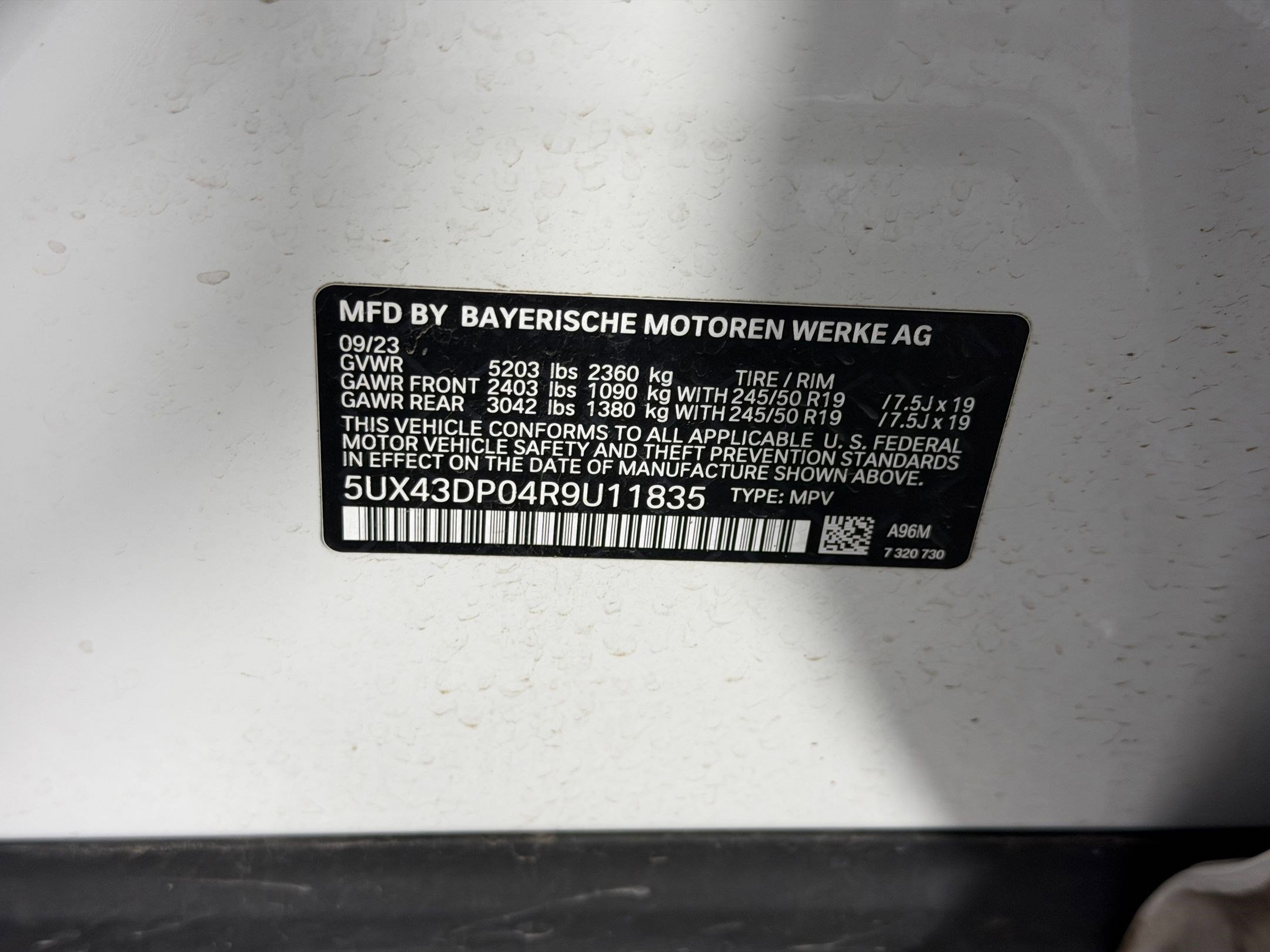 Certified 2024 BMW X3 sDrive30i w/ Convenience Package RWD image 21
