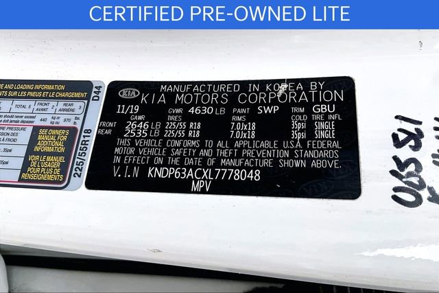 Certified 2020 Kia Sportage S w/ S Sunroof Package image 29