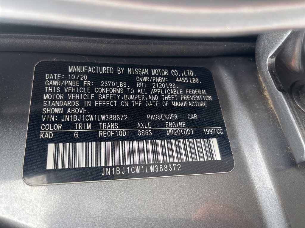 Used 2020 Nissan Rogue Sport SV AWD/4WD image 30