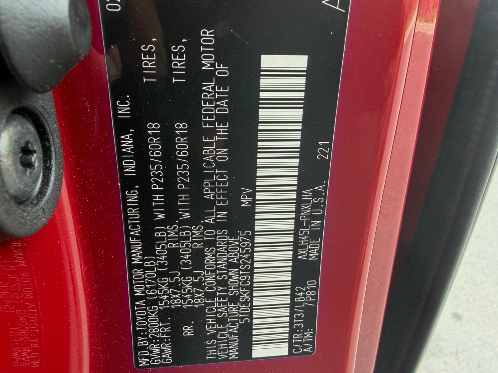 Used 2026 Toyota Sienna Platinum AWD/4WD image 34