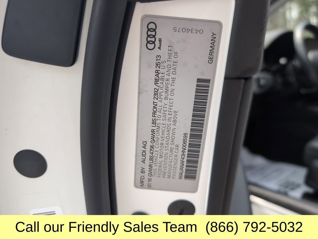 Used 2017 Audi A4 2.0T Premium w/ Convenience Package AWD/4WD image 29