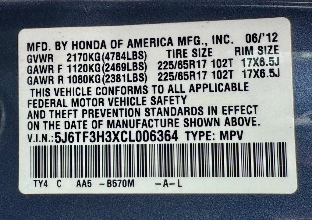 Used 2012 Honda Crosstour EX image 26