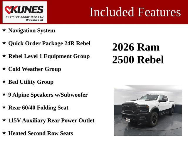 New 2026 RAM 2500 Rebel image 3