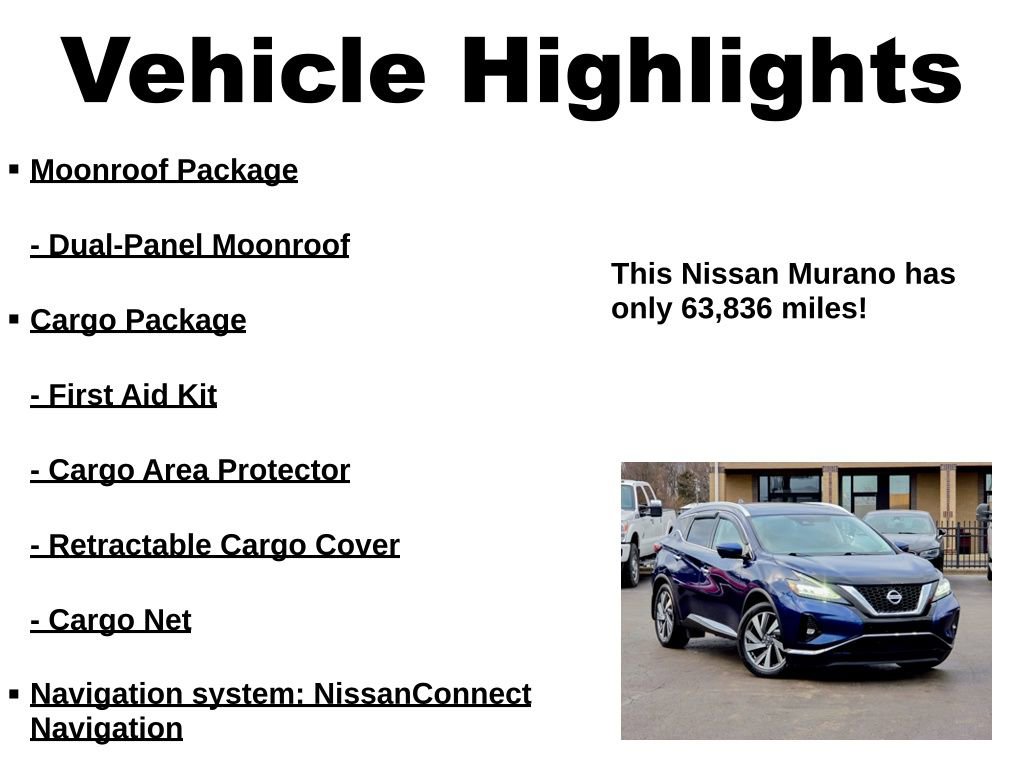 Used 2020 Nissan Murano SL w/ Moonroof Package image 30