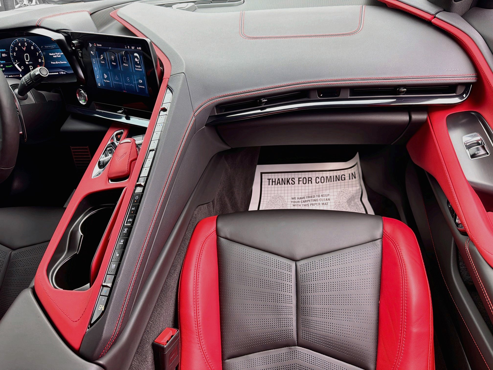 Used 2024 Chevrolet Corvette Z06 w/ Stealth Interior Trim Package RWD image 17